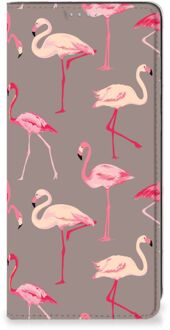 B2Ctelecom Stand Case Samsung Galaxy A21s Hoesje met naam Flamingo