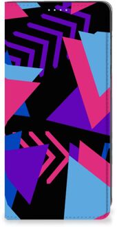 B2Ctelecom Stand Case Samsung Galaxy A21s Telefoonhoesje Funky Triangle