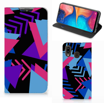 B2Ctelecom Stand Case Samsung Galaxy A30 Funky Triangle