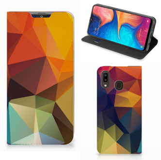 B2Ctelecom Stand Case Samsung Galaxy A30 Polygon Color