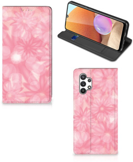 B2Ctelecom Stand Case Samsung Galaxy A32 4G Telefoonhoesje Lente Bloemen