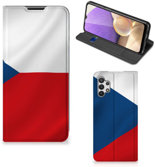 B2Ctelecom Stand Case Samsung Galaxy A32 5G Smart Cover Tsjechische Vlag