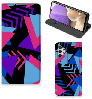 B2Ctelecom Stand Case Samsung Galaxy A32 5G Telefoonhoesje Funky Triangle