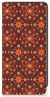 B2Ctelecom Stand Case Samsung Galaxy A41 Telefoonhoesje Batik Brown