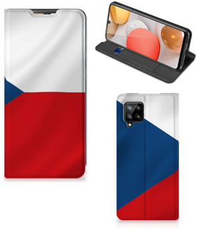 B2Ctelecom Stand Case Samsung Galaxy A42 Smart Cover Tsjechische Vlag