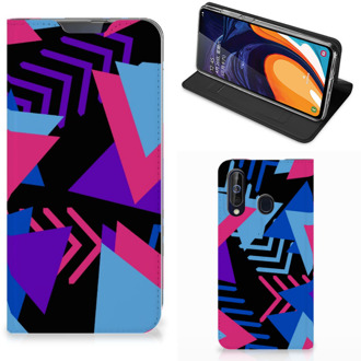 B2Ctelecom Stand Case Samsung Galaxy A60 Funky Triangle