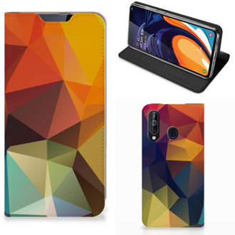 B2Ctelecom Stand Case Samsung Galaxy A60 Polygon Color