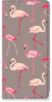 B2Ctelecom Stand Case Samsung Galaxy A71 Hoesje met naam Flamingo