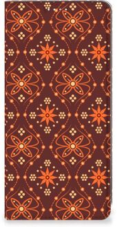 B2Ctelecom Stand Case Samsung Galaxy A71 Telefoonhoesje Batik Brown