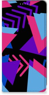 B2Ctelecom Stand Case Samsung Galaxy A71 Telefoonhoesje Funky Triangle