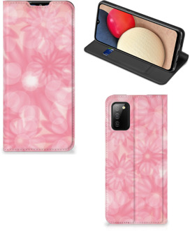 B2Ctelecom Stand Case Samsung Galaxy M02s | A02s Telefoonhoesje Lente Bloemen