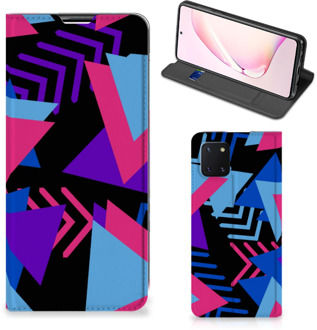 B2Ctelecom Stand Case Samsung Galaxy Note 10 Lite Telefoonhoesje Funky Triangle