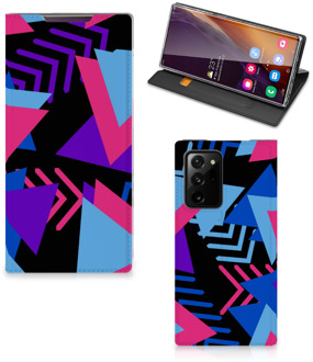 B2Ctelecom Stand Case Samsung Galaxy Note 20 Ultra Telefoonhoesje Funky Triangle