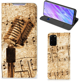 B2Ctelecom Stand Case Samsung Galaxy S20 Plus Bladmuziek