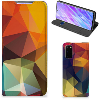 B2Ctelecom Stand Case Samsung Galaxy S20 Polygon Color