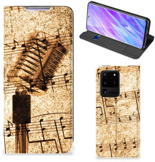 B2Ctelecom Stand Case Samsung Galaxy S20 Ultra Bladmuziek