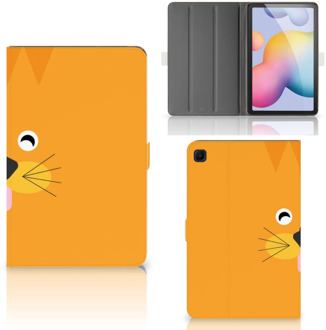 B2Ctelecom Stand Case Samsung Galaxy Tab S6 Lite Cover met Standaard Lion