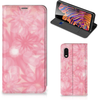 B2Ctelecom Stand Case Samsung Xcover Pro Telefoonhoesje Lente Bloemen