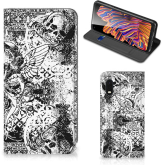 B2Ctelecom Stand Case Samsung Xcover Pro Telefoonhoesje Skulls Angel