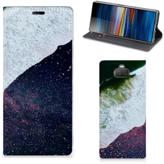 B2Ctelecom Stand Case Sony Xperia 10 Plus Sea in Space