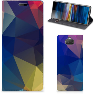 B2Ctelecom Stand Case Sony Xperia 10 Polygon Dark