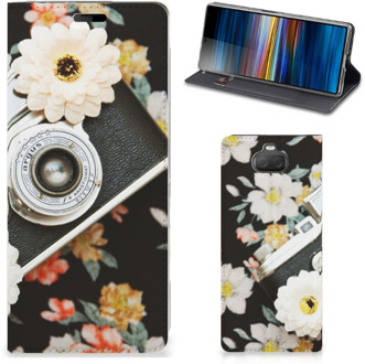 B2Ctelecom Stand Case Sony Xperia 10 Vintage Camera