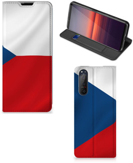 B2Ctelecom Stand Case Sony Xperia 5 II Smart Cover Tsjechische Vlag