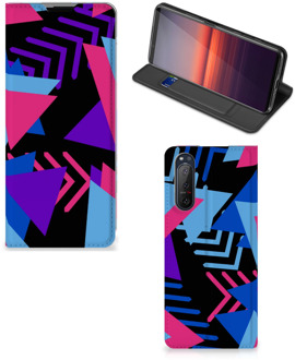 B2Ctelecom Stand Case Sony Xperia 5 II Telefoonhoesje Funky Triangle