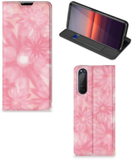 B2Ctelecom Stand Case Sony Xperia 5 II Telefoonhoesje Lente Bloemen