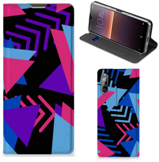 B2Ctelecom Stand Case Sony Xperia L4 Telefoonhoesje Funky Triangle