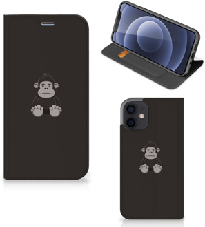 B2Ctelecom Stand Case Verjaardagscadeau iPhone 12 Mini Telefoonhoesje Gorilla