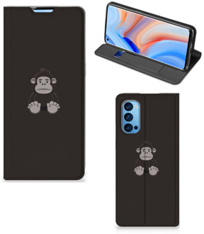 B2Ctelecom Stand Case Verjaardagscadeau OPPO Reno4 Pro 5G Telefoonhoesje Gorilla