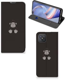 B2Ctelecom Stand Case Verjaardagscadeau OPPO Reno4 Z 5G Telefoonhoesje Gorilla