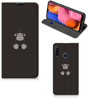 B2Ctelecom Stand Case Verjaardagscadeau Samsung Galaxy A20s Telefoonhoesje Gorilla