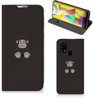 B2Ctelecom Stand Case Verjaardagscadeau Samsung Galaxy M31 Telefoonhoesje Gorilla