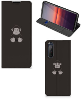 B2Ctelecom Stand Case Verjaardagscadeau Sony Xperia 5 II Telefoonhoesje Gorilla