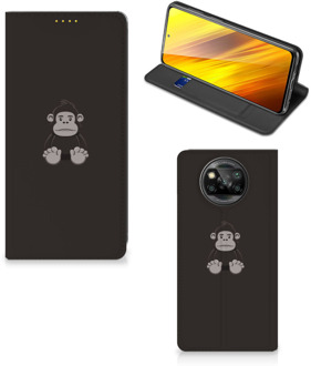 B2Ctelecom Stand Case Verjaardagscadeau Xiaomi Poco X3 Telefoonhoesje Gorilla