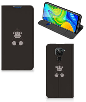 B2Ctelecom Stand Case Verjaardagscadeau Xiaomi Redmi Note 9 Telefoonhoesje Gorilla