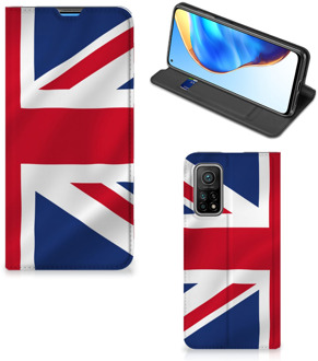 B2Ctelecom Stand Case Xiaomi Mi 10T | 10T Pro Telefoonhoesje Groot-Brittannië Vlag