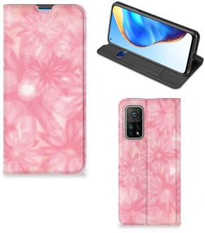 B2Ctelecom Stand Case Xiaomi Mi 10T | 10T Pro Telefoonhoesje Lente Bloemen