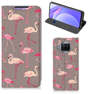 B2Ctelecom Stand Case Xiaomi Mi 10T Lite Hoesje met naam Flamingo