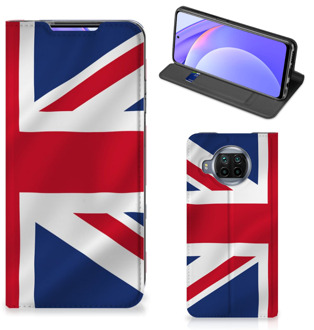 B2Ctelecom Stand Case Xiaomi Mi 10T Lite Telefoonhoesje Groot-Brittannië Vlag