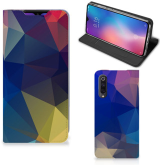 B2Ctelecom Stand Case Xiaomi Mi 9 Polygon Dark