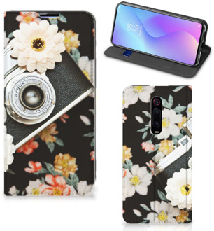 B2Ctelecom Stand Case Xiaomi Mi 9T Pro Vintage Camera