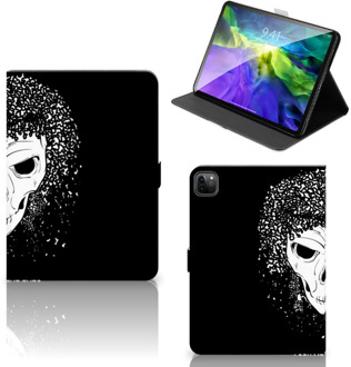 B2Ctelecom Standcase Hoesje iPad Pro 11 (2020) Hoes met Standaard Skull Hair