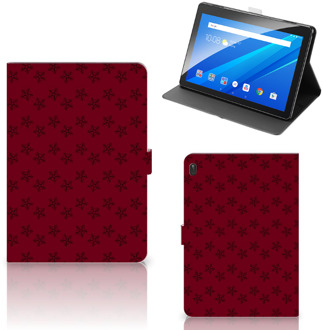 B2Ctelecom Standcase Hoesje Lenovo Tab E10 Cover met Magneetsluiting Sterren