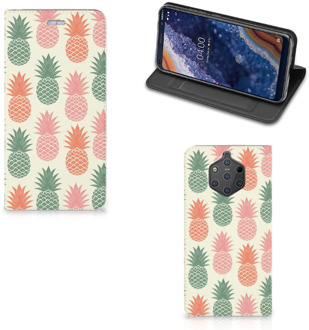 B2Ctelecom Standcase Hoesje Nokia 9 PureView Design Ananas