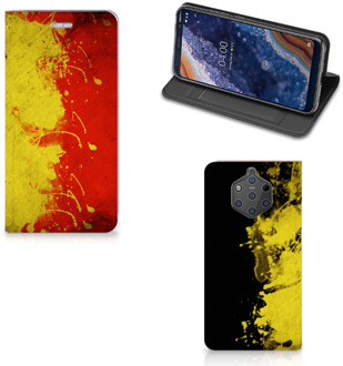 B2Ctelecom Standcase Hoesje Nokia 9 PureView Design Belgische Vlag