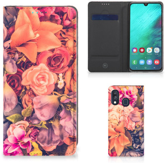 B2Ctelecom Standcase Hoesje Samsung Galaxy A40 Design Bosje Bloemen