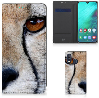 B2Ctelecom Standcase Hoesje Samsung Galaxy A40 Design Cheetah